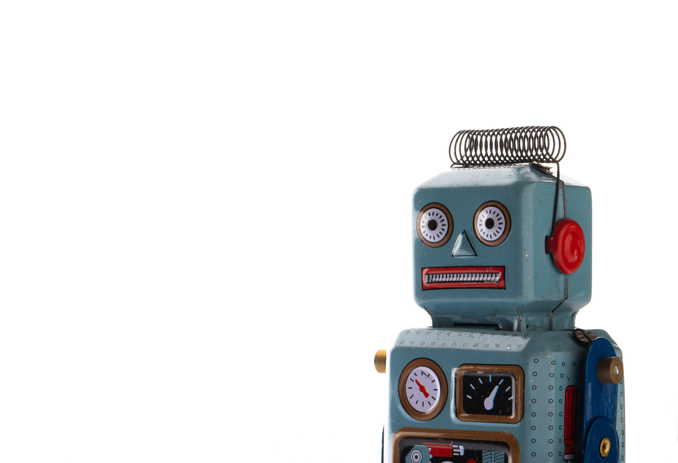 Vintage tin toy robot